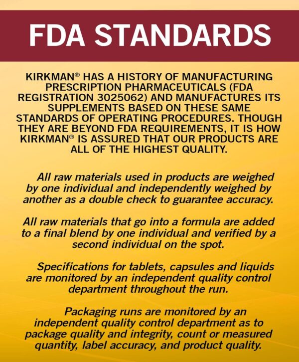 Kirkman - Children's Multivitamin & Mineral - 120 Capsules - with 5-MTHF - Potent Broad Spectrum Vitamin/Mineral Supplement - Hypoallergenic