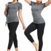 NELEUS Women's 3 Pack Compression Workout Athletic Shirt