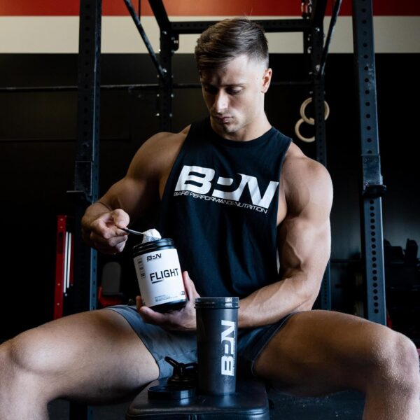 BARE PERFORMANCE NUTRITION BPN Flight Pre Workout, Supports Energy and Mental Focus, Improved Endurance & Muscle Pumps with CarnoSyn® Beta Alanine, Pink Lemonade, 30 Servings