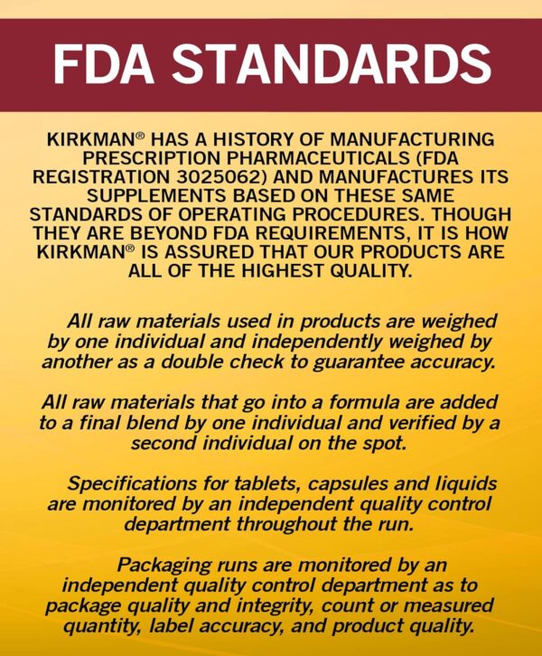 1739611561_81xPnhsQoHL._AC_SL1500_.jpg Kirkman - Children's Chewable Multivitamin & Mineral - 120 Tablets - Potent Broad-Spectrum Vitamin/Mineral Supplement - with Xylitol - Natural Mango Peach Flavor