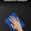 Treadmill Walking Pad Mat for Carpet Floors 84x36,1/4“Thick Treadmill Mat for Hardwood Floors,Mat for Under Treadmill/Exercise Bike on Carpet,Foldable Exercise Equipment Mat,Noise Shock Absorption