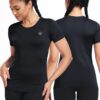 NELEUS Women's 3 Pack Compression Workout Athletic Shirt