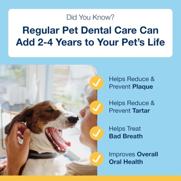 ProDen PlaqueOff System Dental Care Bones - Dog Teeth Cleaning Bones for Oral Hygiene -Medium/Large Canine Formula - Bacon Flavor -17 oz(Packaging May Vary)