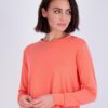 Real Essentials 5 Pack: Women's Dry Fit Crop Top - Long Sleeve Crew Neck Stretch Athletic Tee (Available in Plus Size)