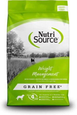 Nutrisource Grain Free ( Turkey ) Weight Management Dog Food 5Lb