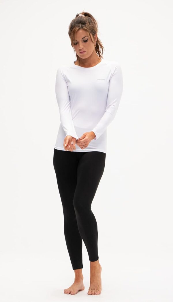 DEVOPS 3 Pack Women's Compression Shirt Dry Fit Long Sleeve Running Athletic T-Shirt Workout Tops