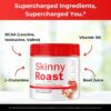 Skinny Roast Powder, Skinny Roast Coffee Advanced Formula Supplement, SkinnyRoast Supplement to Support Healthy Lifestyle, Official SkinnyRoast Overall Health and Fitness Reviews (2 Pack)
