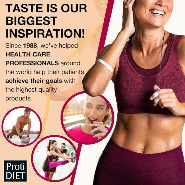 ProtiDIET Gluten Free Crunchy Cereal Chocolate Fiber Protein Bars - High Protein Snacks, Perfect On-the-Go Nutrition Snacks to Support a Busy and Active Lifestyle - 7 Protein Bars Per Box