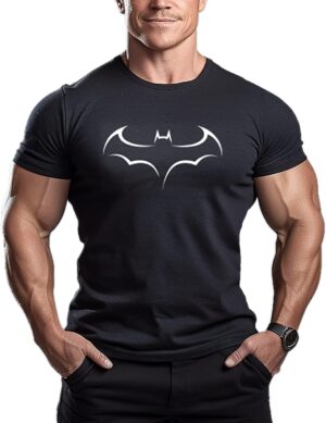 ReedCA Bat - Mens Bodybuilding T-Shirt - Gym Training Top Fashion Workout Shirts Hipster Shirt Fitness