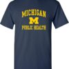 Michigan Wolverines Arch Logo Departments, College T Shirt, Team Color