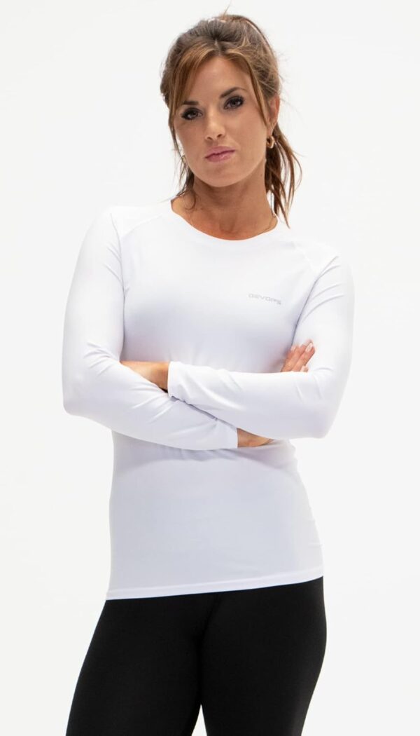 DEVOPS 3 Pack Women's Compression Shirt Dry Fit Long Sleeve Running Athletic T-Shirt Workout Tops