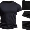 ReedCA Spider - Mens Bodybuilding T-Shirts Gym Training Top Fashion Workout Tee Muscle Short Sleeve