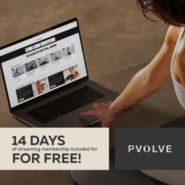 Pvolve 3lb Adjustable Ankle Weights for Men and Women, Designed for at Home Strength Training to Sculpt and Tone Your Body, Legs and Core, Set of 2