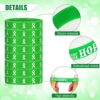Sosation 144 Pcs Mental Health Awareness Bracelet Gifts Green Mental Faith Courage Hope Silicone Motivational Bracelets for Men Women