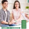 Sosation 144 Pcs Mental Health Awareness Bracelet Gifts Green Mental Faith Courage Hope Silicone Motivational Bracelets for Men Women