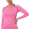NELEUS Women's 3 Pack Compression Shirts Long Sleeve Yoga Athletic Running T Shirt