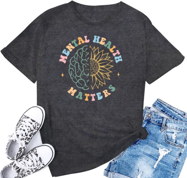 LBP Mental Health Awareness Shirt Women Mental Health Matters Tshirt