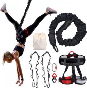 Heavy Duty Bungee Fitness Set Bungee Resistance Band Set for Gym Training & Rope Workout Only for Home Fitness Not for Extrem Sports