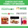 PROTIFIT - Low Calorie Snack Bar for Healthy Diets, High Protein, 15g Protein, Low Carb, Low Sugar, Ideal Protein Compatible, 7 Servings Per Box (Variety Pack)