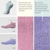 Hylaea Unisex Non Slip Socks with Grip for Yoga, Hospital, Pilates, Barre | Ankle, Cushioned