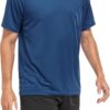 5 Pack Mesh Workout Shirts for Men Dry Fit Gym Shirts Quick Dry Athletic Short Sleeve T-Shirt Moisture Wicking