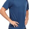 5 Pack Mesh Workout Shirts for Men Dry Fit Gym Shirts Quick Dry Athletic Short Sleeve T-Shirt Moisture Wicking