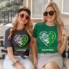 Women Mental Health Awareness Shirt Green Ribbon T-Shirt Inspirational Psychologist Therapist Tee Top
