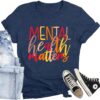 Mental Health Awareness Shirt Women Be Kind Tshirt Kindness Inspirational Tee Tops