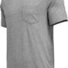 Deyeek Men's Post Shoulder Surgery Shirts Recovery Tear Away Short Sleeve Full Open Side Snap Adaptive Chemo Clothing