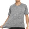 Xelky 4-5 Pack Men's Dry Fit T Shirt Moisture Wicking Athletic Tees Exercise Fitness Activewear Short Sleeves Gym Workout Top