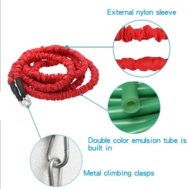 YNXing Dynamic Resistance Trainer Acceleration Speed Elastic Cord for Resistance Training to Improve Strength, Power, and Agility