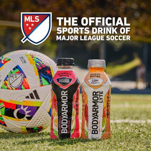 BODYARMOR Sports Drink Dude Perfect Pineapple Lemonade, 12 fl oz, 24 Pack