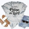 Love in Faith | Praise The Lord | Christian T-Shirts for Women | Faith-Based Apparel | Christian Gifts
