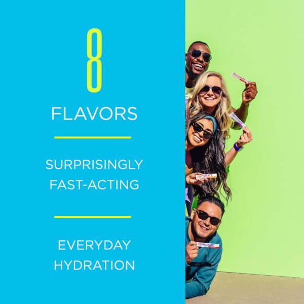 AdvoCare Rehydrate Electrolyte Drink Mix - Hydration & Recovery Drink with Sodium, Potassium & More - Berry Lemon Ice, 12.7 oz