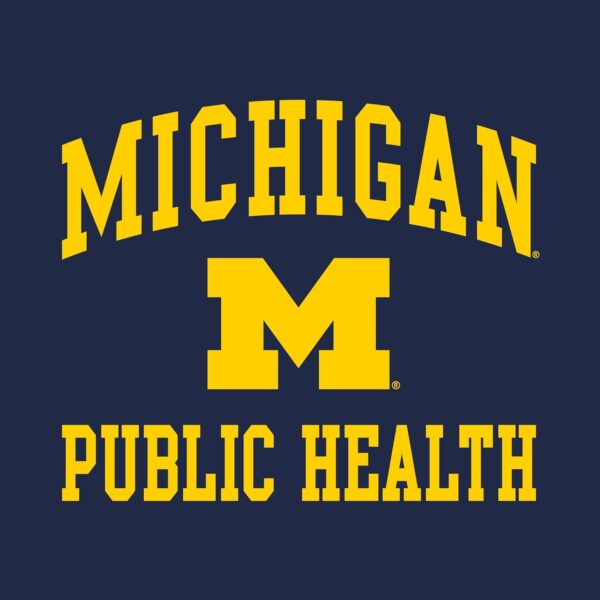 Michigan Wolverines Arch Logo Departments, College T Shirt, Team Color