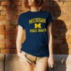Michigan Wolverines Arch Logo Departments, College T Shirt, Team Color