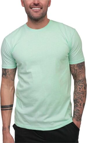 1740407641_71haCZ96BGL._AC_SL1500_.jpg INTO THE AM Mens T Shirt - Short Sleeve Crew Neck Soft Fitted Tees S - 4XL Fresh Classic Tshirts