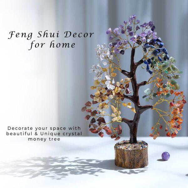 Chakra Tree, Crystals, Tree Of Life Decor, Crystal Tree, Chakra Decor, Meditation Accessories, Office Decor, Good Luck Gifts, Hippie Room Decor, Birthday Gifts For Women - 300 beads Chakra Stones