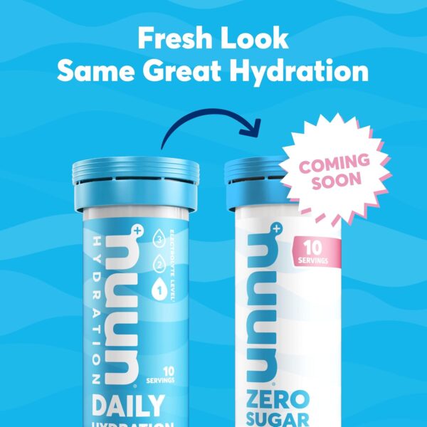 Nuun Hydration Daily, Wellness Electrolyte Tablets, Mixed Citrus, No Sugar, 5 Essential Electrolytes for Hydration, Vegan, Gluten Free, 4 Pack (40 Servings)