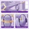 Pilates Ring Fitness Trainer, 2025 Upgrade Magic Circle Pilates Ring, Pilates Circle Yoga Rings Circle Pilates Exercise Equipment with Dual Padded Handles for Beginners Men Women