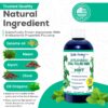 Ayurvedic Organic Oil Pulling for Teeth and Gums | Refreshing Mint Flavored Oral Rinse Mouthwash | Essential Oils for Bad Breath | Whitening Teeth & Fresh Breath | (3 Pack,8oz)