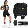 Weighted Vest for Men Women 10lb | 15lb | 20lb Weight Vest Version 2.0 with Ironsand for Walking Strength Training Running Workout