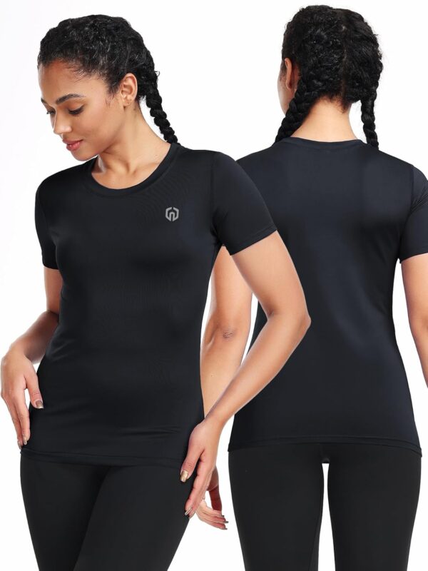 NELEUS Women's 3 Pack Compression Workout Athletic Shirt