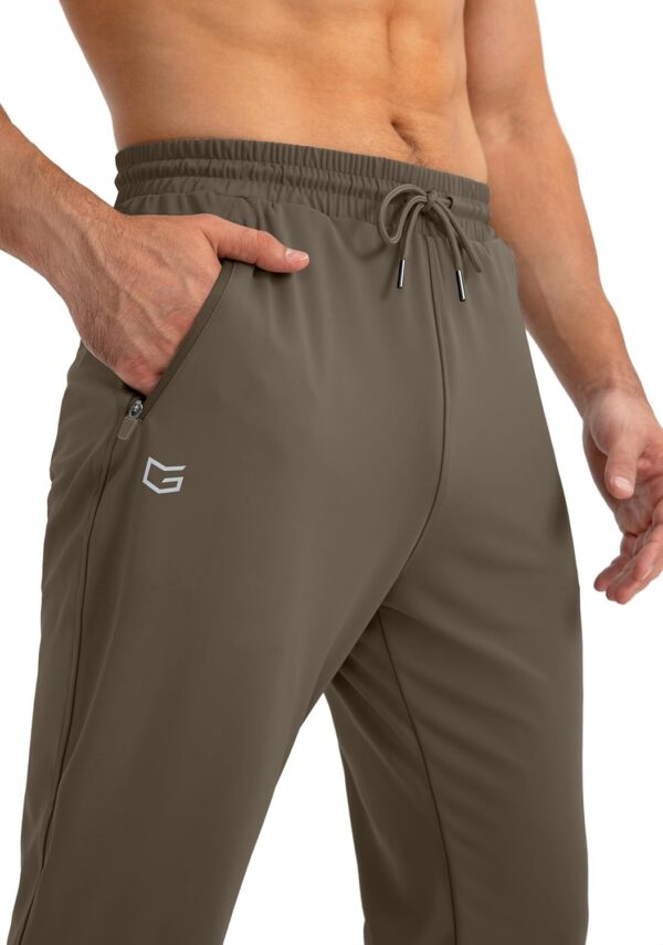 1740532003_71Vb4n7l87L._AC_SL1500_.jpg G Gradual Men's Sweatpants with Zipper Pockets Tapered Joggers for Men Athletic Pants for Workout, Jogging, Running
