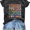 Celebrate Minds of All Kinds Shirt Women Autism Awareness T Shirt Mental Health Inspirational Short Sleeve Tee Tops