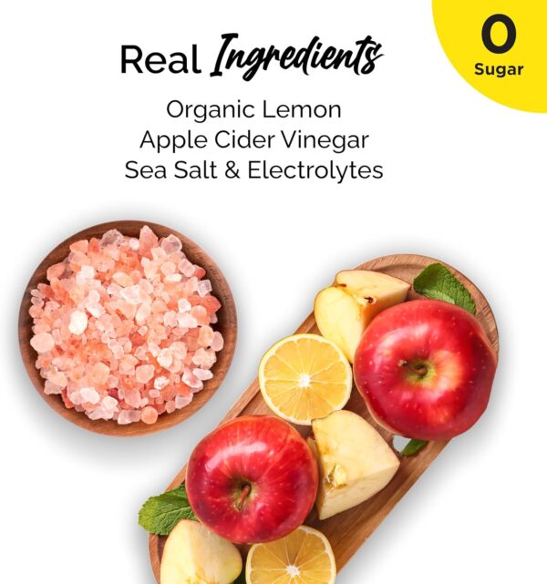 ROUTINE Morning Daily Hydration | Electrolyte Powder Packets with Apple Cider Vinegar, Lemon and Sea Salt | Hydrate Powder, Electrolyte Drink Mix | Keto & Paleo Electrolytes Hydration Powder - 30 ct