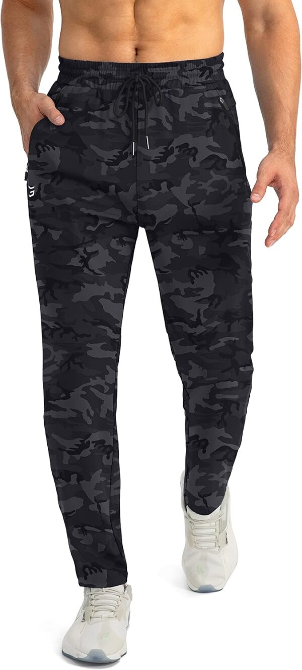 1740559500_71Nq-PwlKL._AC_SL1500_.jpg G Gradual Men's Sweatpants with Zipper Pockets Tapered Joggers for Men Athletic Pants for Workout, Jogging, Running