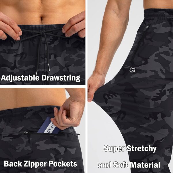 1740559502_81E5Gk5wViL._AC_SL1500_.jpg G Gradual Men's Sweatpants with Zipper Pockets Tapered Joggers for Men Athletic Pants for Workout, Jogging, Running