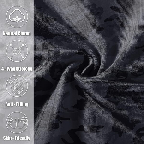 Pudolla Men's Cotton Yoga Sweatpants Athletic Lounge Pants Open Bottom Casual Jersey Pants for Men with Pockets