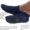 unenow Unisex Non Slip Grip Socks with Cushion for Yoga Pilates Barre Home & Hospital